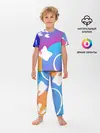 Детская пижама с брюками / Градация цвета
