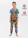 Детская пижама с брюками / Граффити