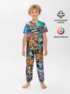 Детская пижама с брюками / Граффити