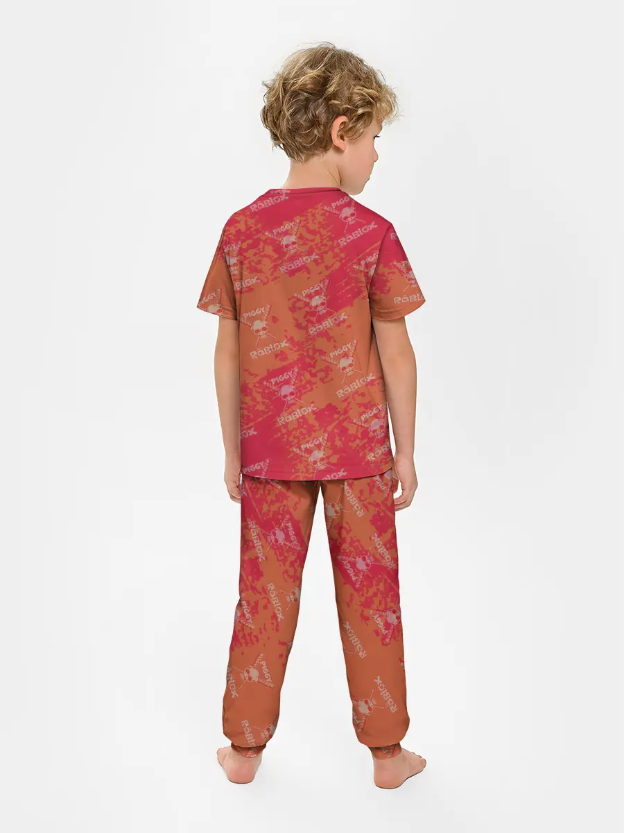 Детская пижама с брюками / Свинка Пигги из Roblox