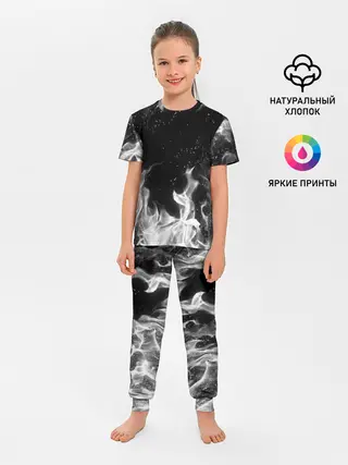 Детская пижама с брюками / БЕЛЫЙ ОГОНЬ | WHITE FIRE