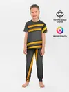 Детская пижама с брюками / Желтые полосы