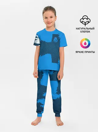 Детская пижама с брюками / REAL MADRID SPORT BLUE