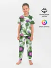 Детская пижама с брюками / Цветок репейника