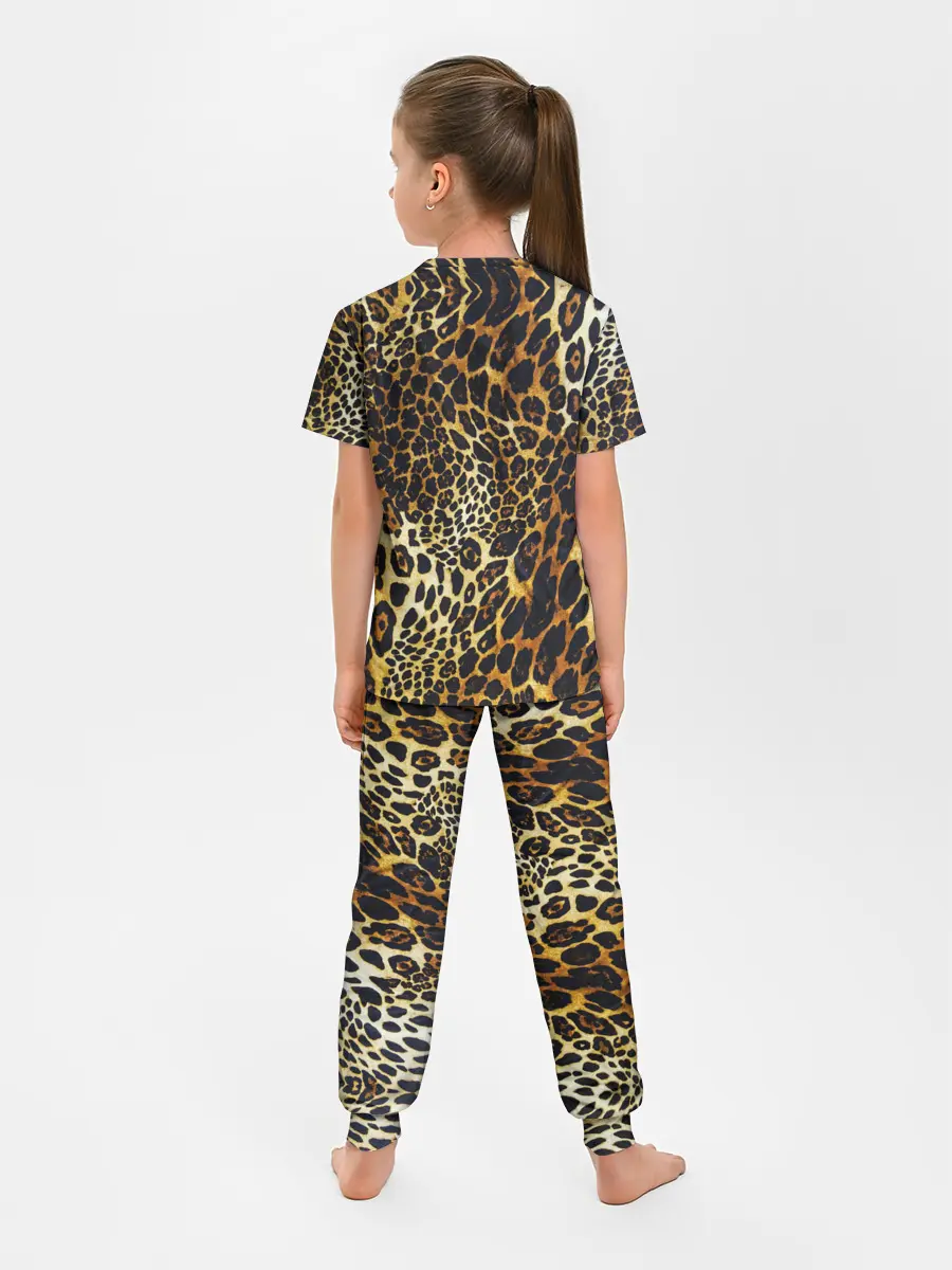 Детская пижама с брюками / Шкура леопарда