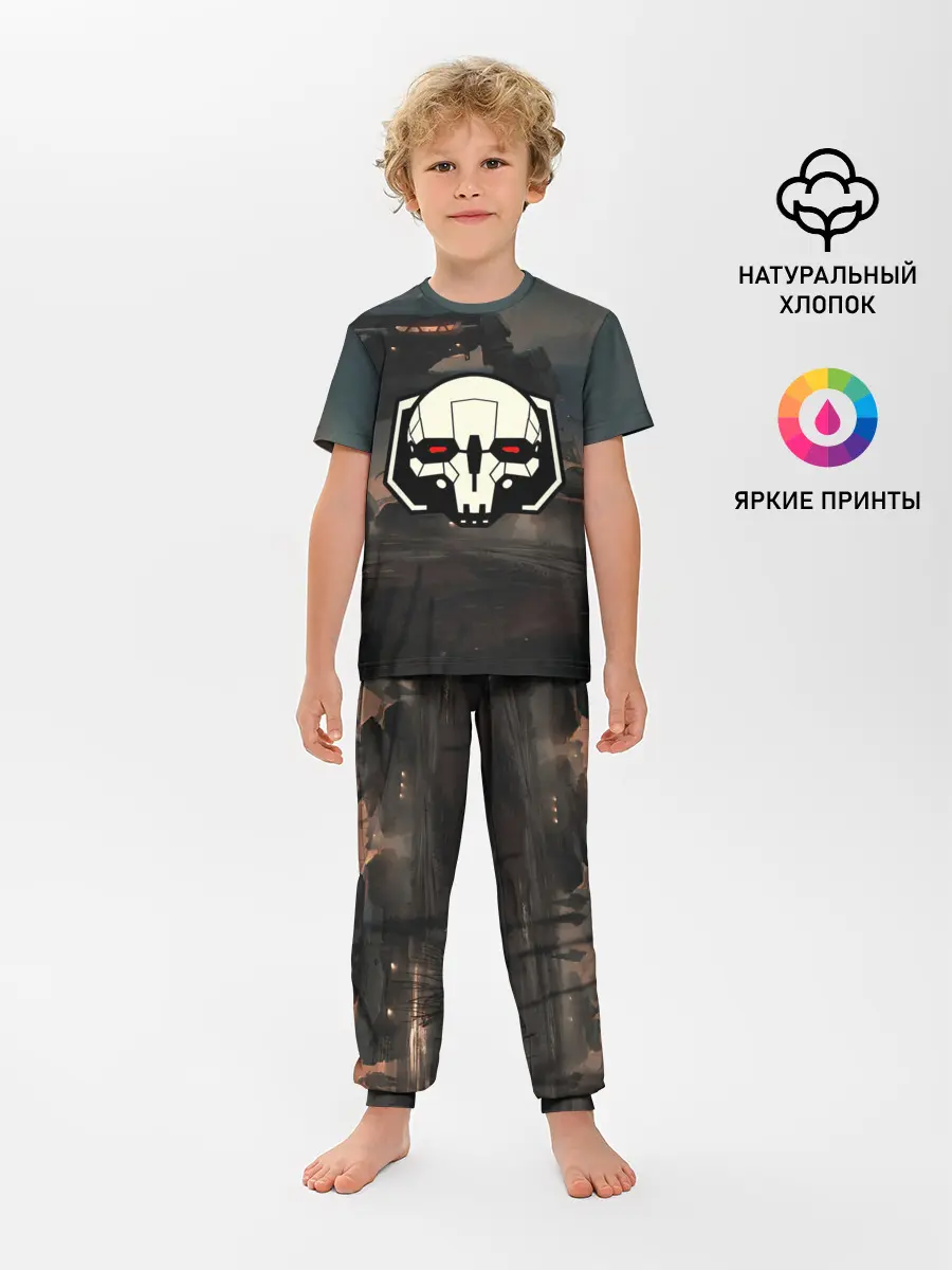 Детская пижама с брюками / Боевоймех