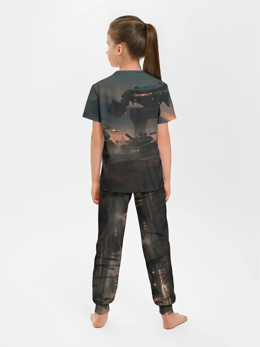 Детская пижама с брюками / Боевоймех