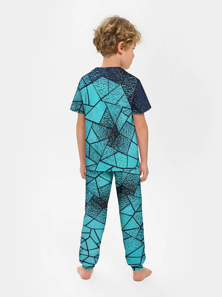 Детская пижама с брюками / НЕОНОВЫЙ ВИТРАЖ