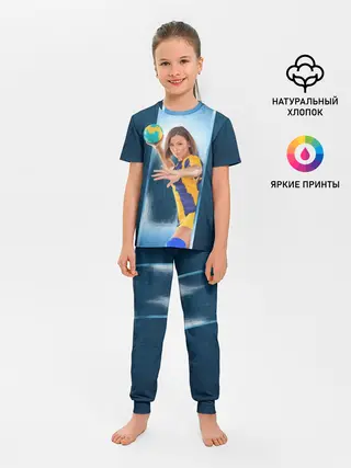 Детская пижама с брюками / Гандболистка