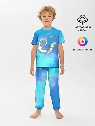 Детская пижама с брюками / Унесенные призраками Хаку