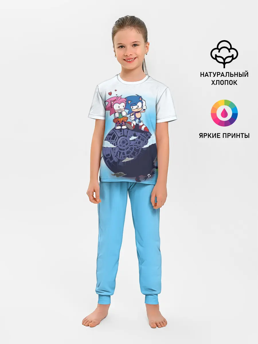 Детская пижама с брюками / SONIC | AMY ROSE