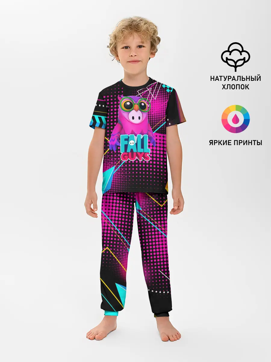 Детская пижама с брюками / Fall Guys | Saw