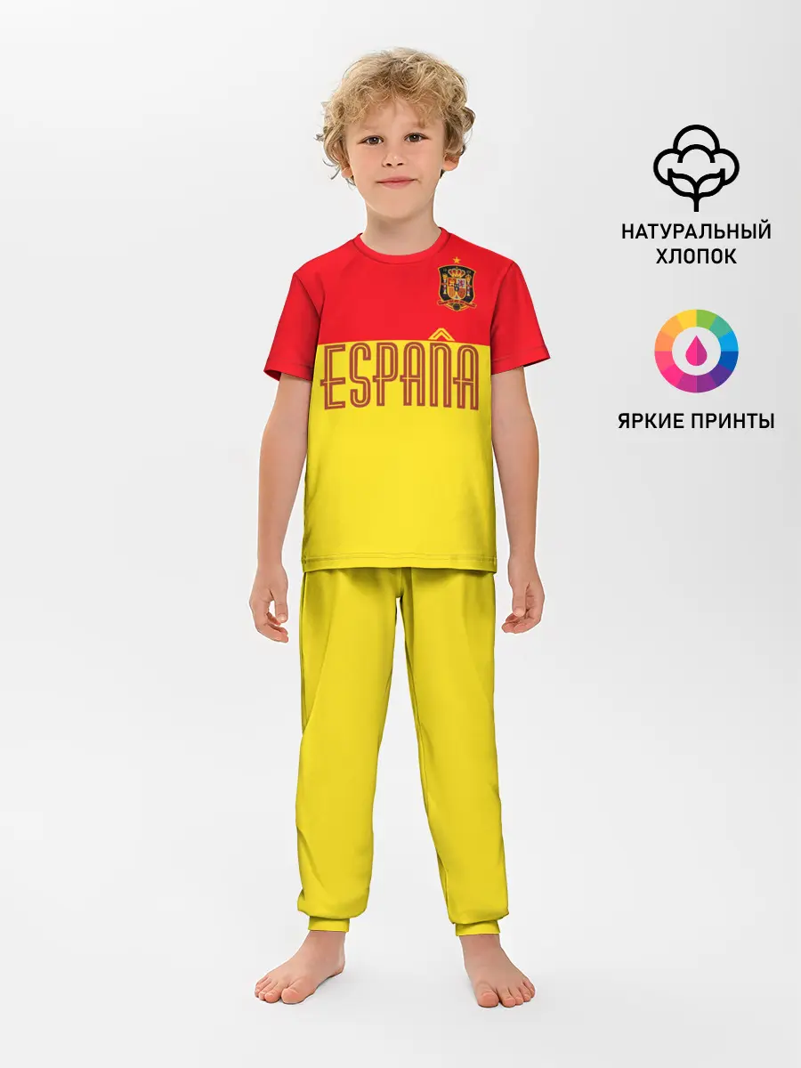 Детская пижама с брюками / Сборная Испании по футболу