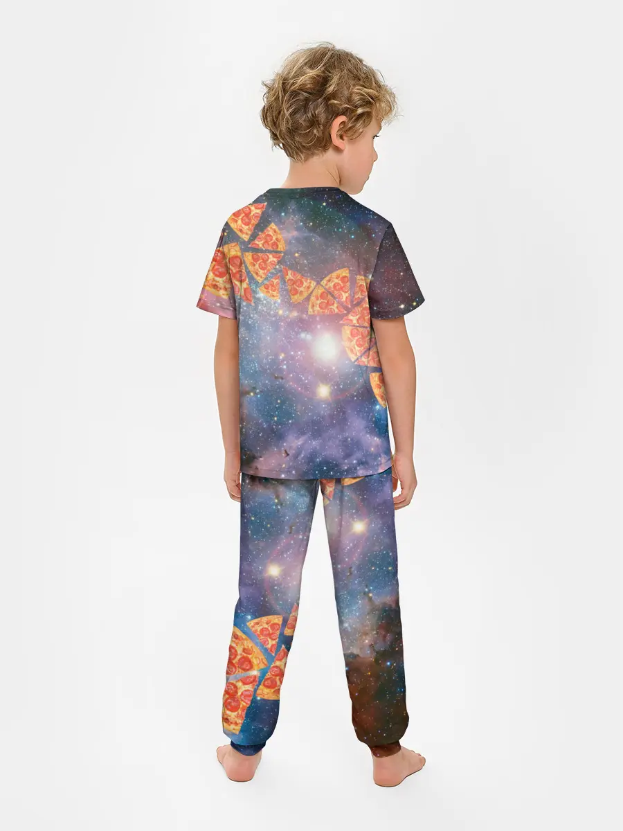 Детская пижама с брюками / Кот Диджей