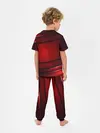 Детская пижама с брюками / 3D red Абстрактные линии