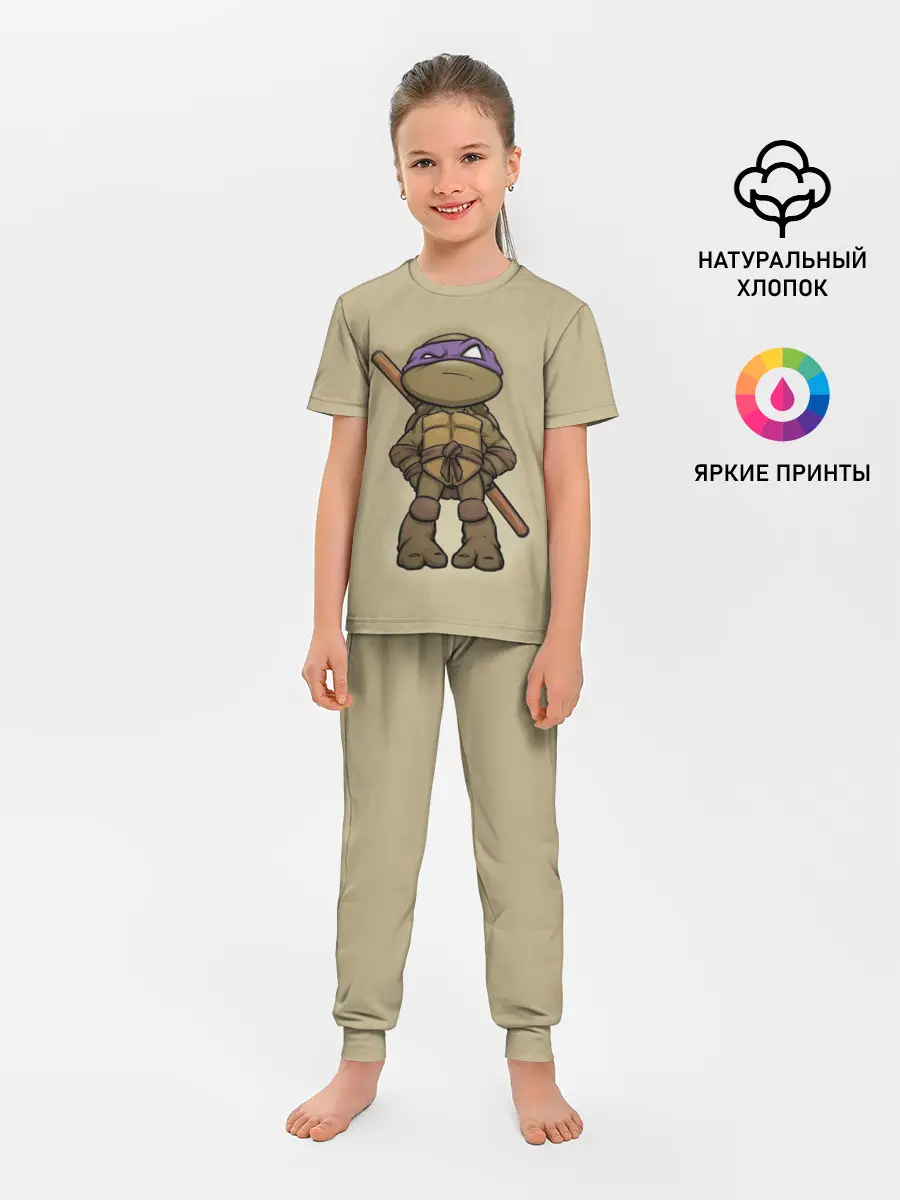Детская пижама с брюками / ЧЕРЕПАШКИ - НИНДЗЯ