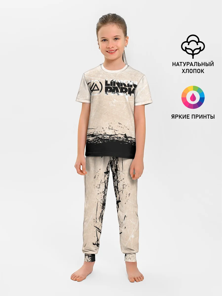 Детская пижама с брюками / Linkin Park | Рок Группа Линкин Парк