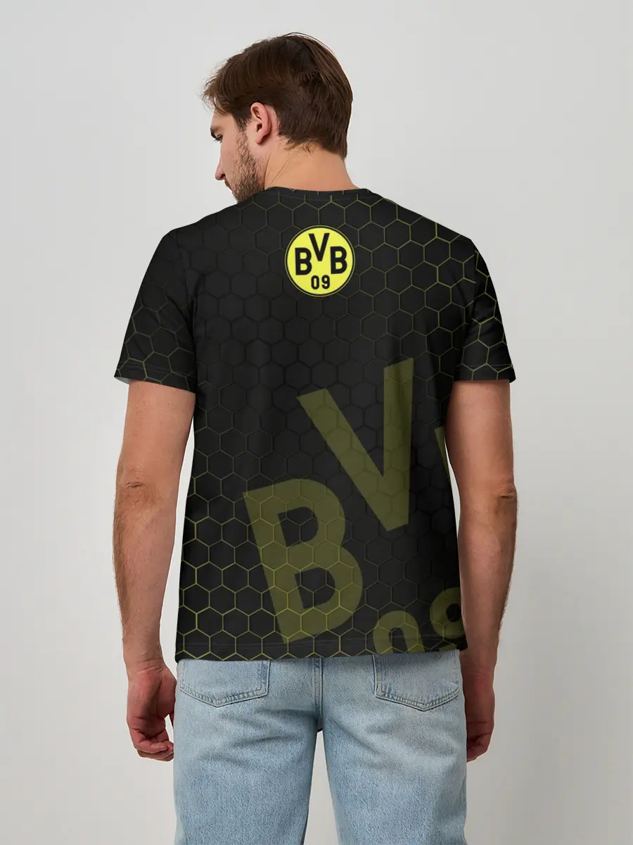 Мужская базовая футболка / Боруссия Дортмунд
