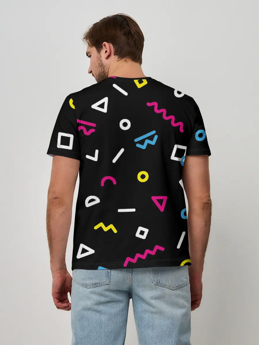 Мужская базовая футболка / Котик