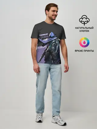 Мужская базовая футболка / Valorant - Omen