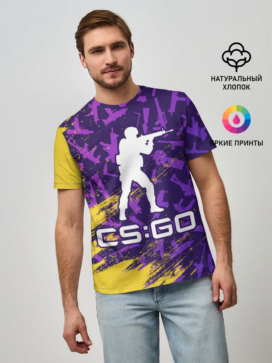 Мужская базовая футболка / CS GO | КС ГО
