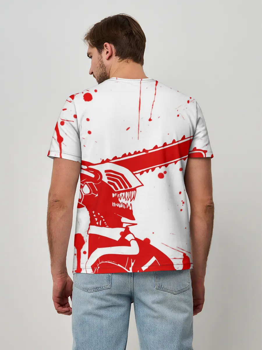 Мужская базовая футболка / Chainsaw Man, Человек-бензопила