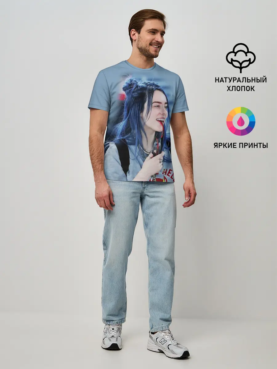 Мужская базовая футболка / BILLIE EILISH