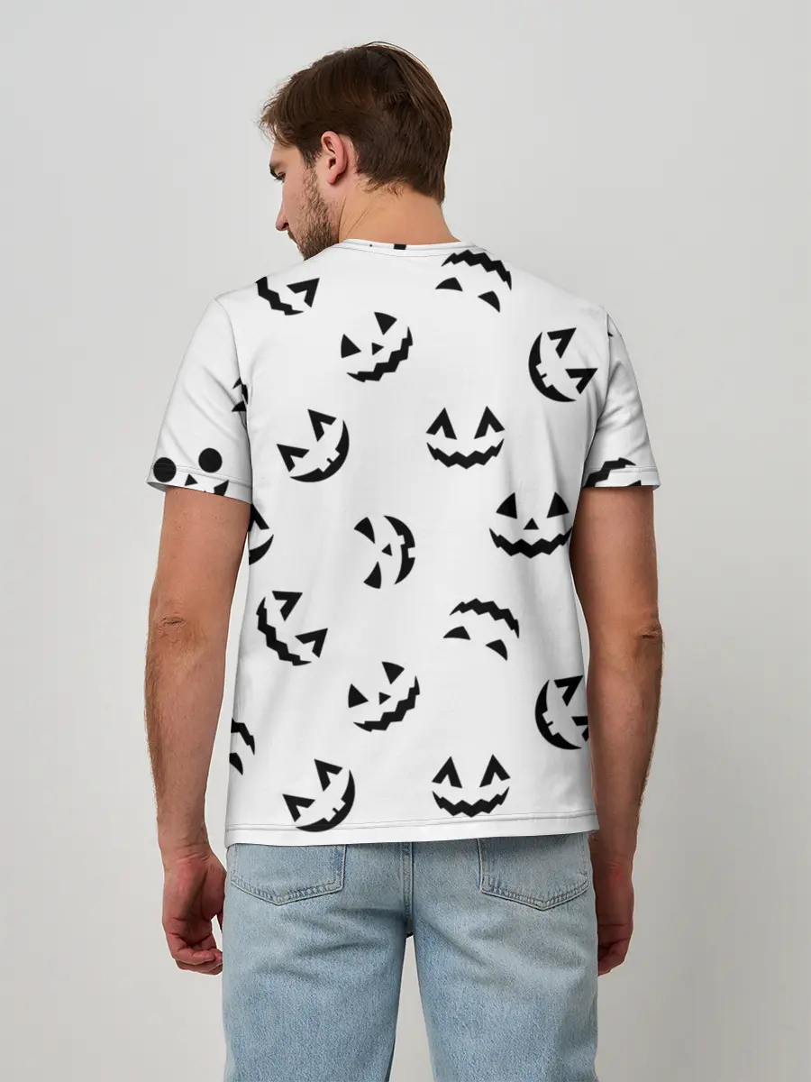 Мужская базовая футболка / Halloween