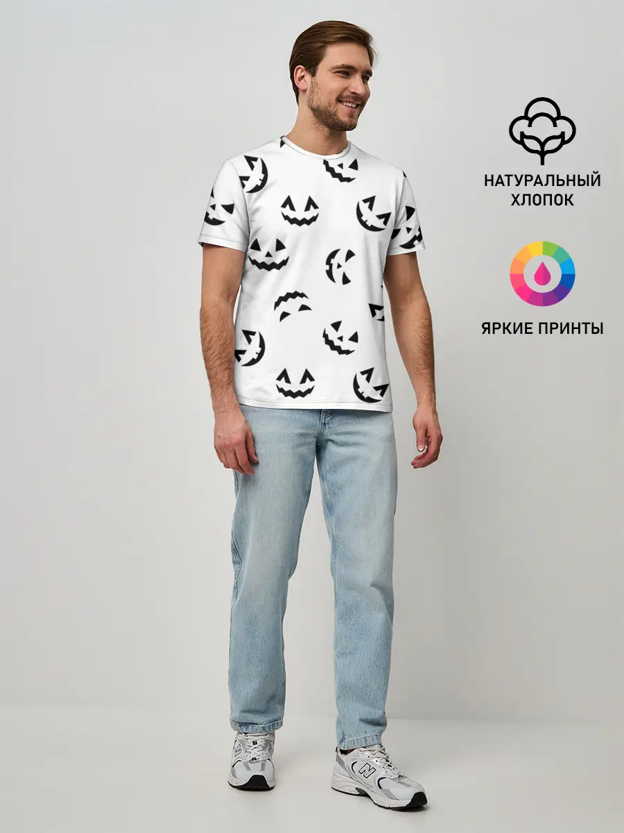 Мужская базовая футболка / Halloween