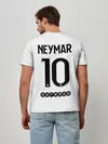 Мужская базовая футболка / Неймар ПСЖ гостевая форма 2021/2022