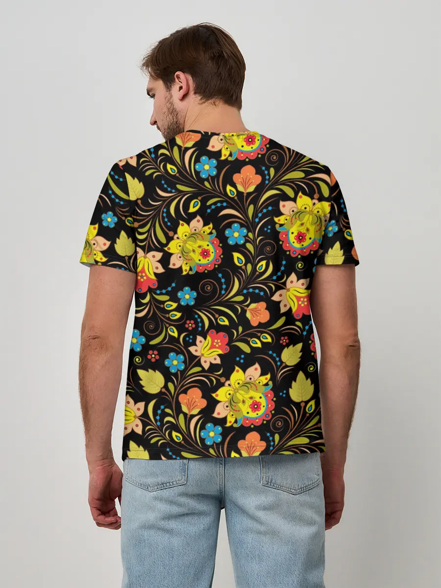 Мужская базовая футболка / Русская красавица