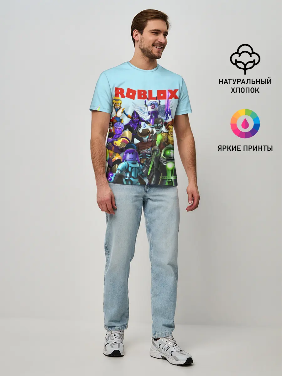 Мужская базовая футболка / ROBLOX