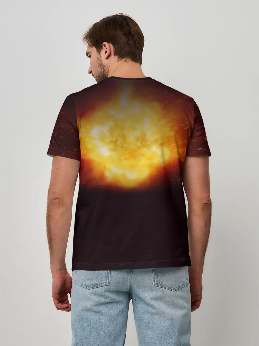 Мужская базовая футболка / Демон-Всадник