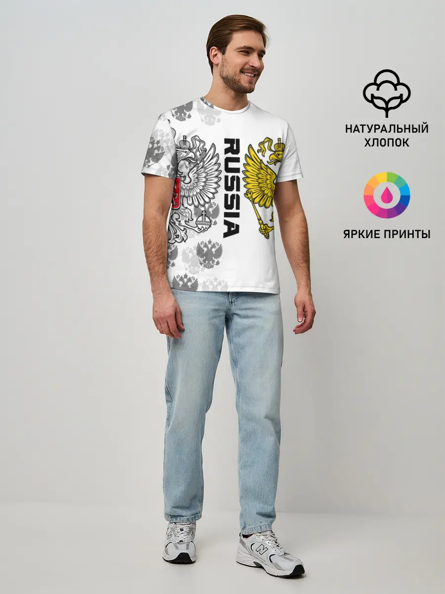 Мужская базовая футболка / Russia