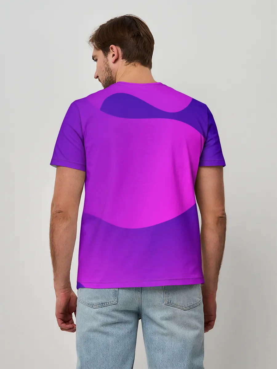 Мужская базовая футболка / НЕОНОВАЯ ГЕОМЕТРИЯ