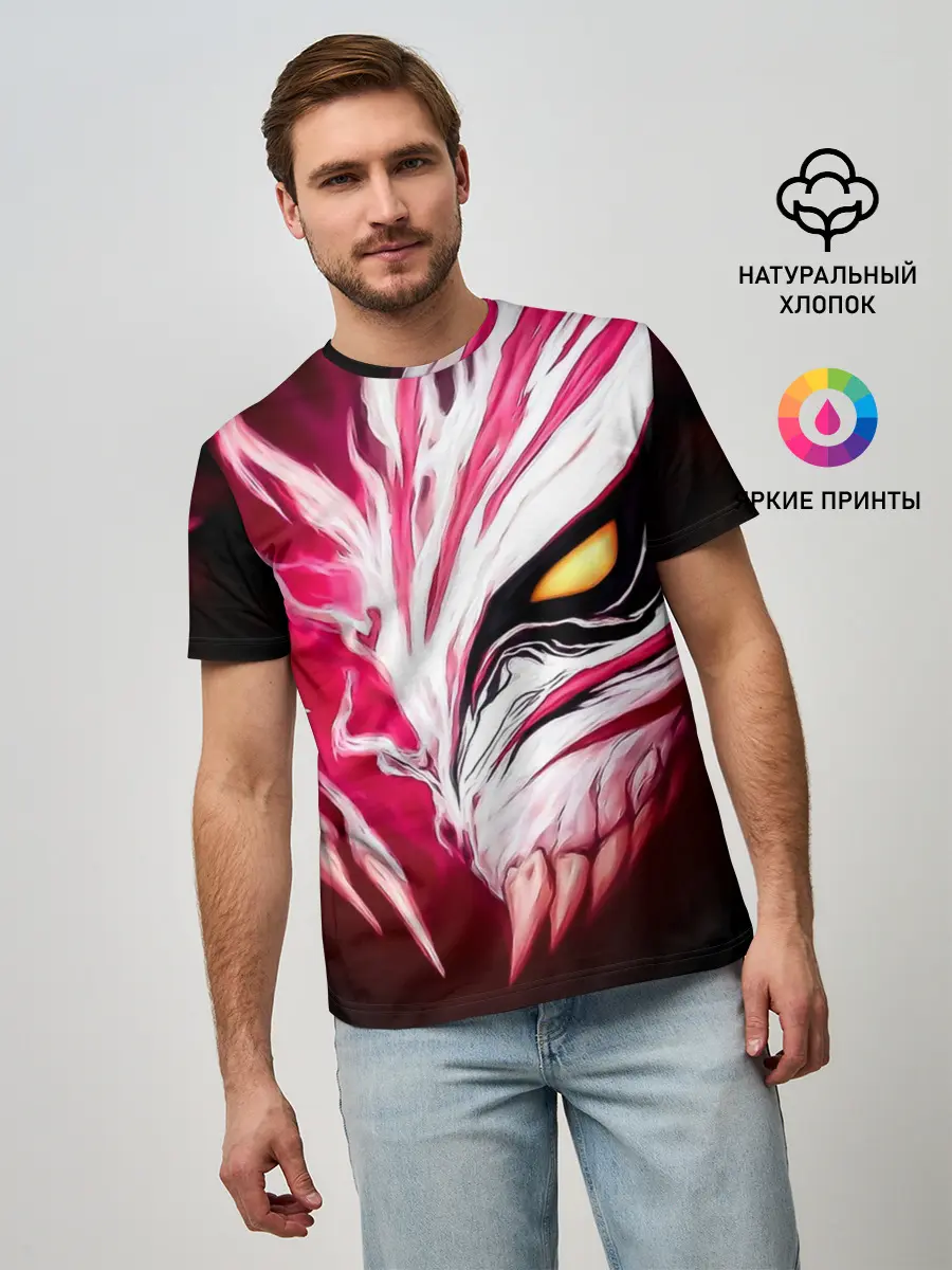 Мужская базовая футболка / Маска пустого Блич