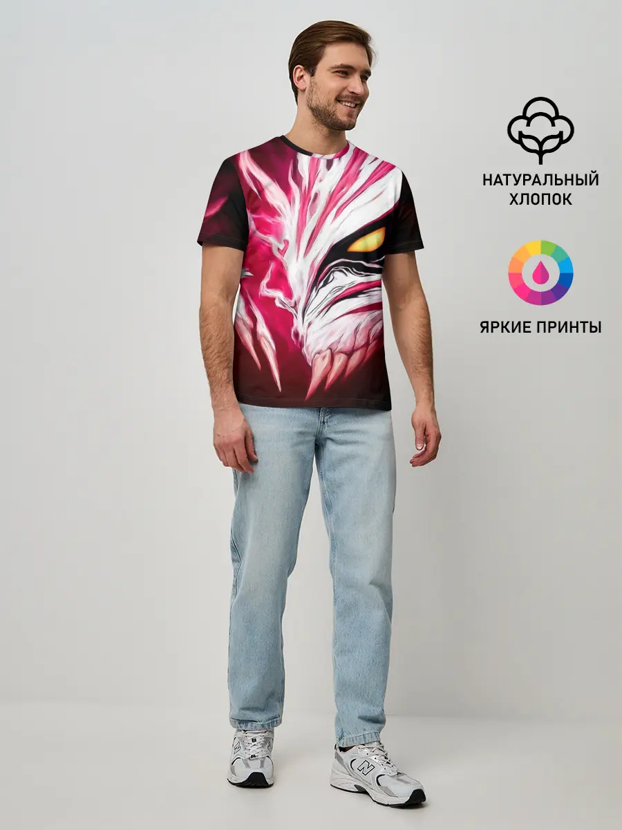 Мужская базовая футболка / Маска пустого Блич