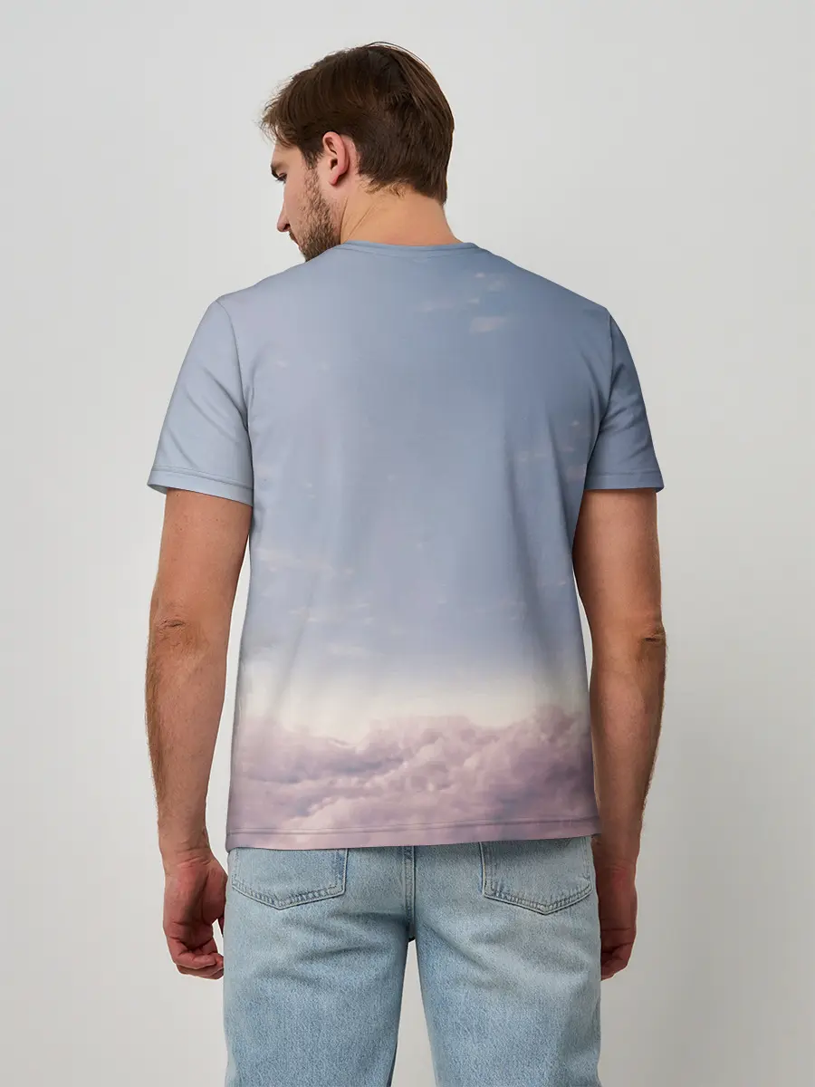 Мужская базовая футболка / No mans sky