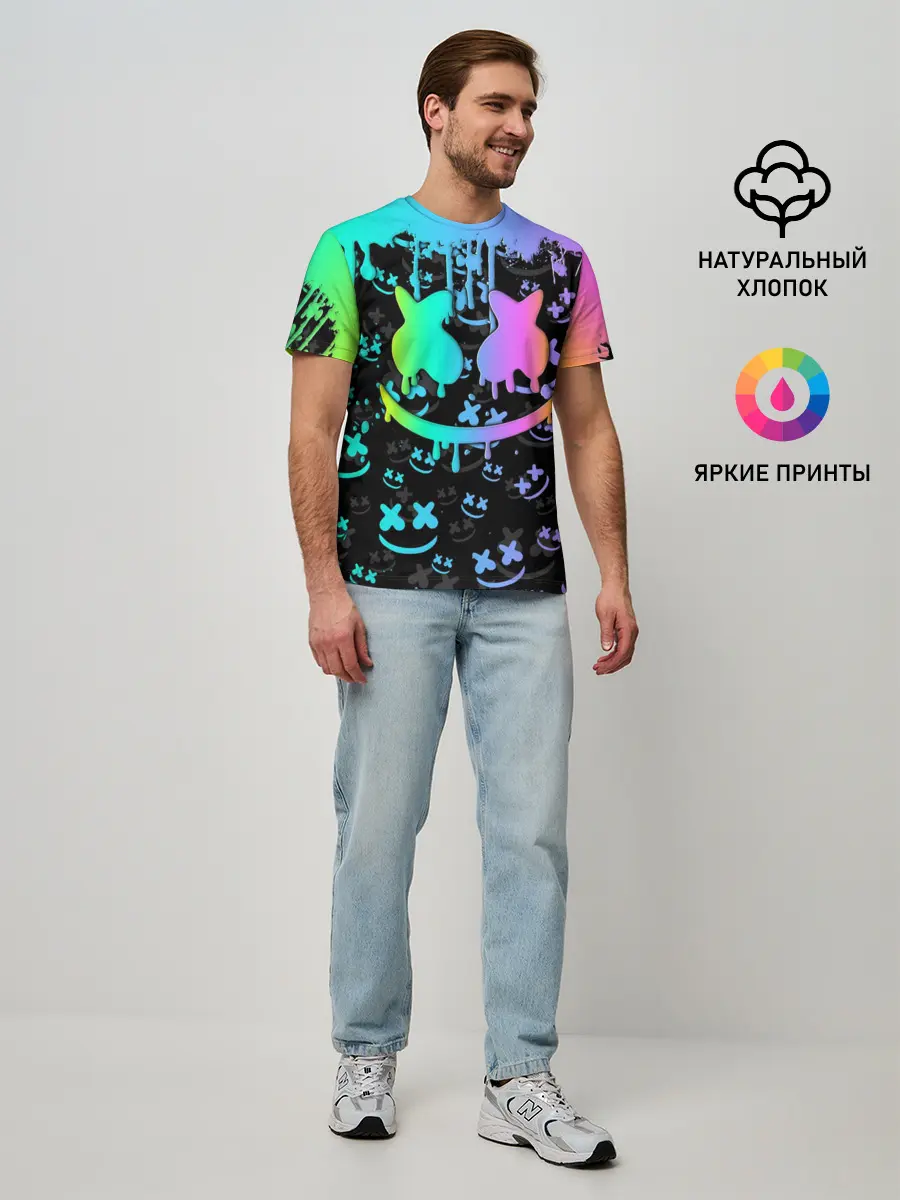 Мужская базовая футболка / MARSHMELLO