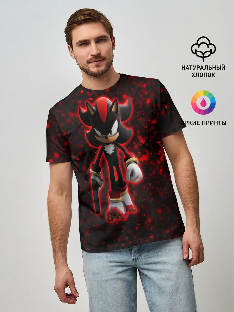 Мужская базовая футболка / СОНИК.