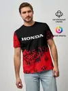 Мужская базовая футболка / HONDA / ХОНДА