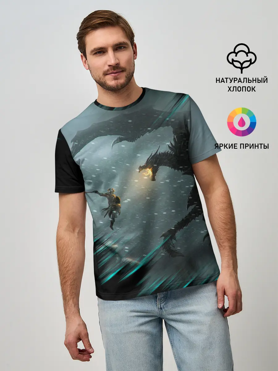 Мужская базовая футболка / TES FUS RO DAH | DRAGON