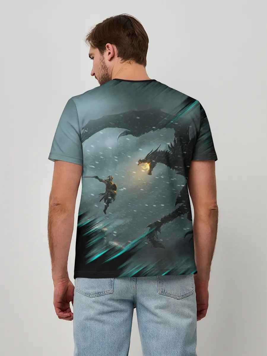 Мужская базовая футболка / TES FUS RO DAH | DRAGON