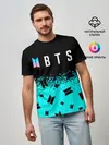 Мужская базовая футболка / BTS / БТС