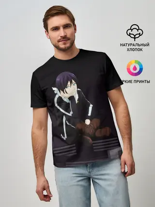 Мужская базовая футболка / Ято. Бездомный Бог