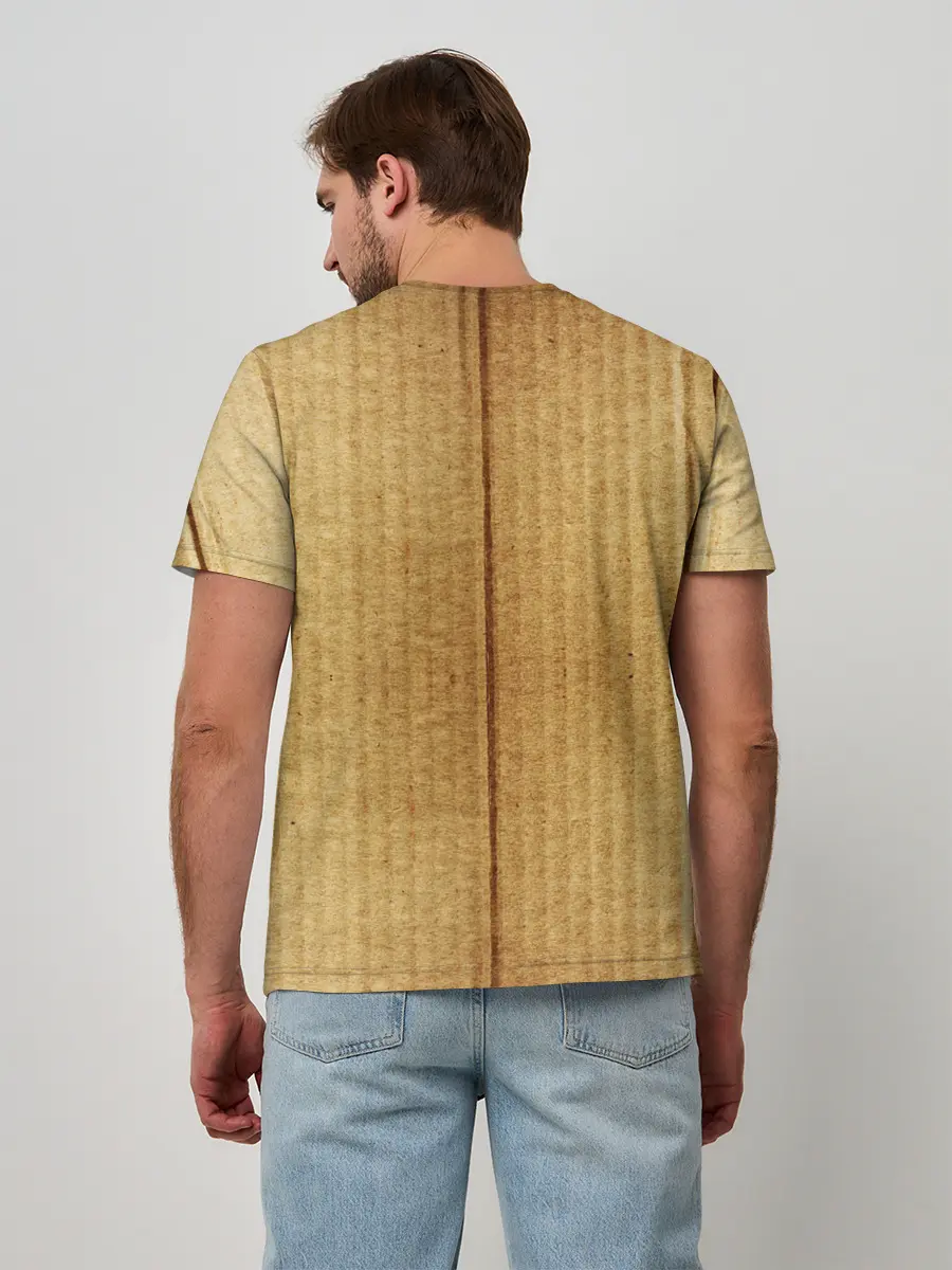 Мужская базовая футболка / Картон