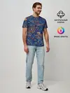 Мужская базовая футболка / Необычные узоры