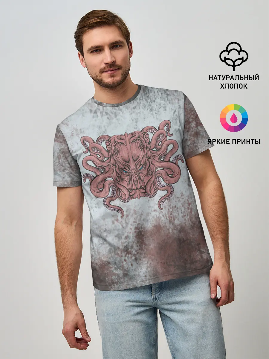 Мужская базовая футболка / Ктулху | Cthulhu