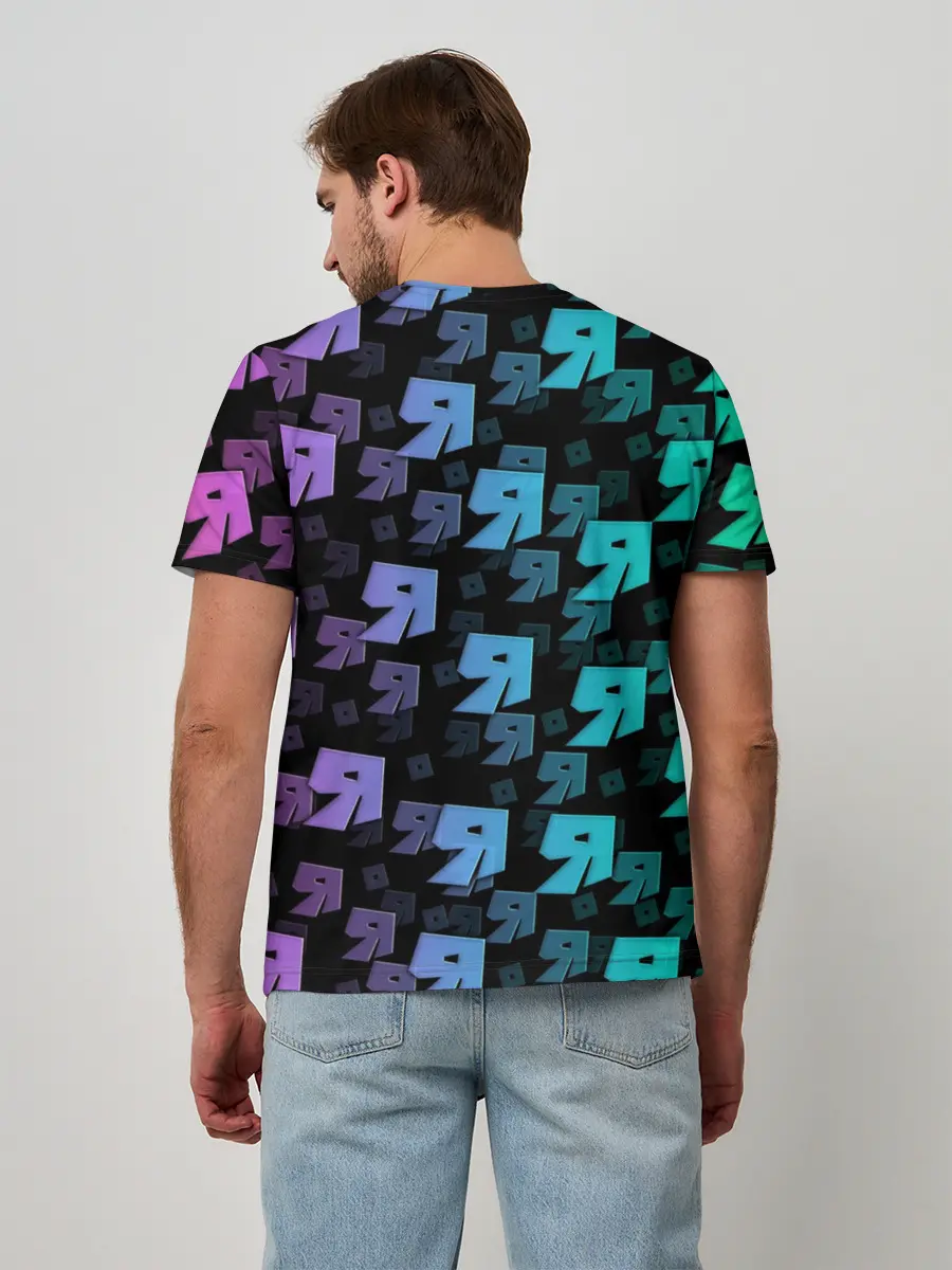 Мужская базовая футболка / ROBLOX PIGGY - СВИНКА ПИГГИ