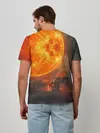 Мужская базовая футболка / РАДИАЦИОННОЕ СОЛНЦЕ